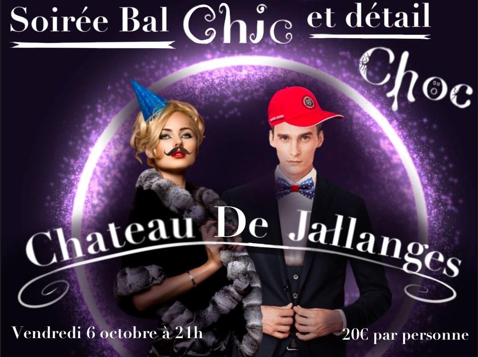 Soiree chic et choc chateau de jallanges